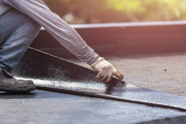 Professional Basement Waterproofing technician working in Nashotah, WI